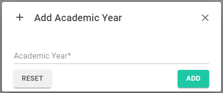 New Academic Year
