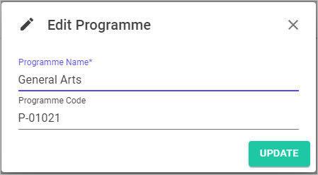 Edit Programme